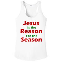 Jesus Is the Reason for Season Ladies PosiCharge Competitor Racerback Tank