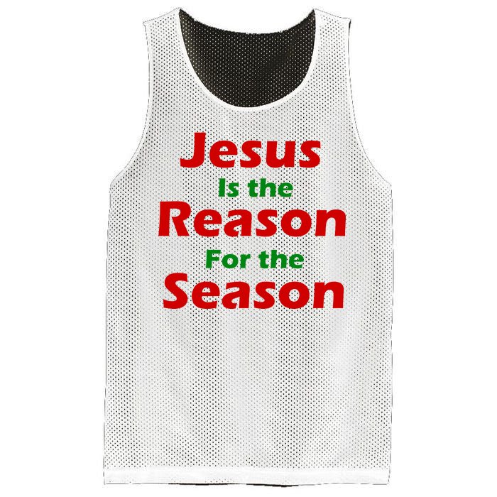 Jesus Is the Reason for Season Mesh Reversible Basketball Jersey Tank