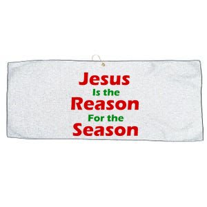 Jesus Is the Reason for Season Large Microfiber Waffle Golf Towel