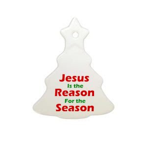 Jesus Is the Reason for Season Ceramic Tree Ornament