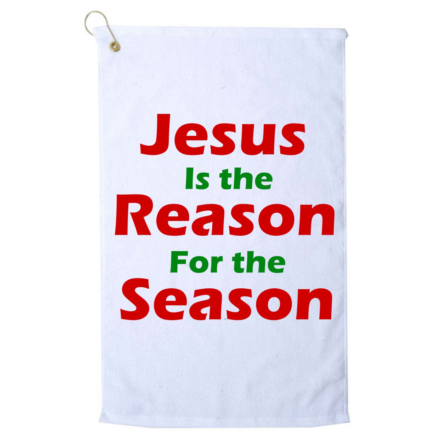 Jesus Is the Reason for Season Golf Towel