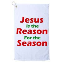 Jesus Is the Reason for Season Platinum Collection Golf Towel