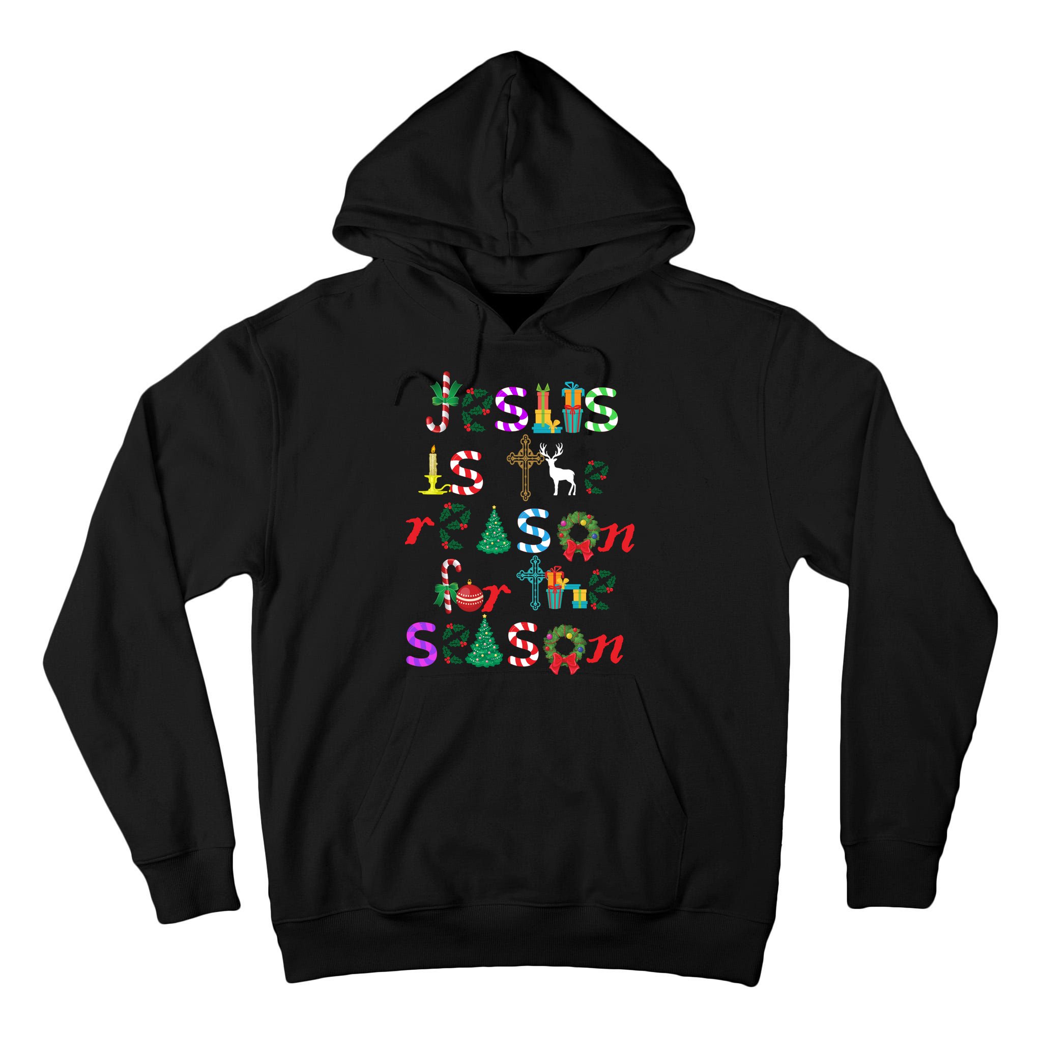 Jesus Is The Reason For The Season Christmas Tall Hoodie