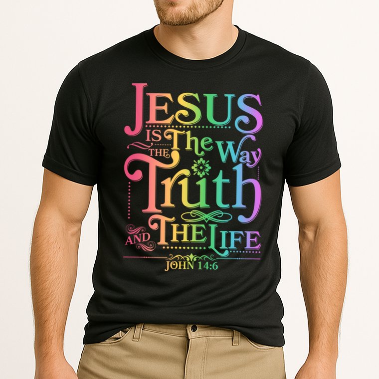 Jesus is the way the Truth and the Life John 14:6 Performance Shirt