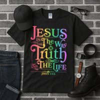 Jesus is the way the Truth and the Life John 14:6 Tall T-Shirt