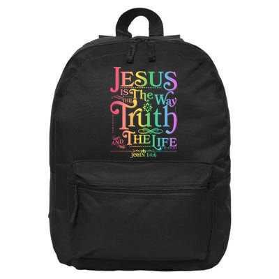 Jesus is the way the Truth and the Life John 14:6 16 in Basic Backpack