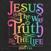 Jesus is the way the Truth and the Life John 14:6 25L Jumbo Tote
