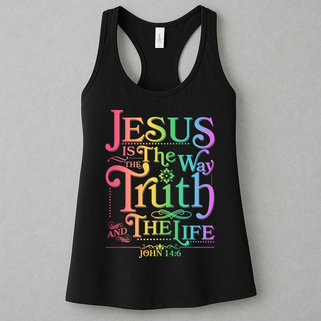 Jesus is the way the Truth and the Life John 14:6 Womens Tank Top