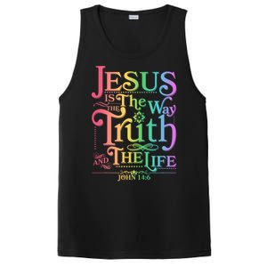 Jesus is the way the Truth and the Life John 14:6 PosiCharge Competitor Tank