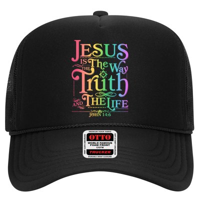 Jesus is the way the Truth and the Life John 14:6 Trucker Hat