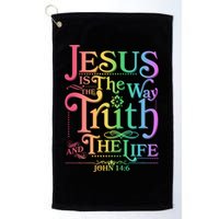 Jesus is the way the Truth and the Life John 14:6 Golf Towel