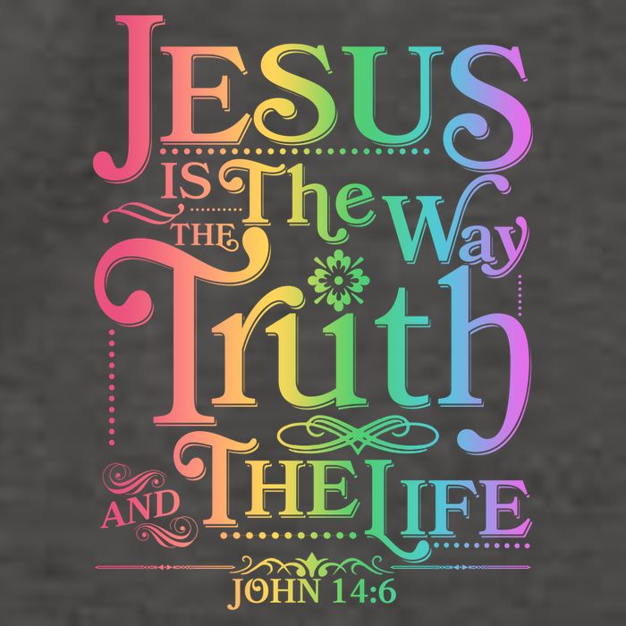 Jesus is the way the Truth and the Life John 14:6 Vector Backpack