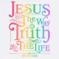 Jesus is the way the Truth and the Life John 14:6 Garment-Dyed Sweatshirt