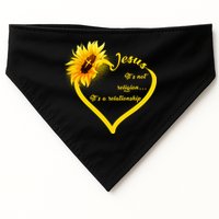 Jesus It's A Relationship USA-Made Doggie Bandana
