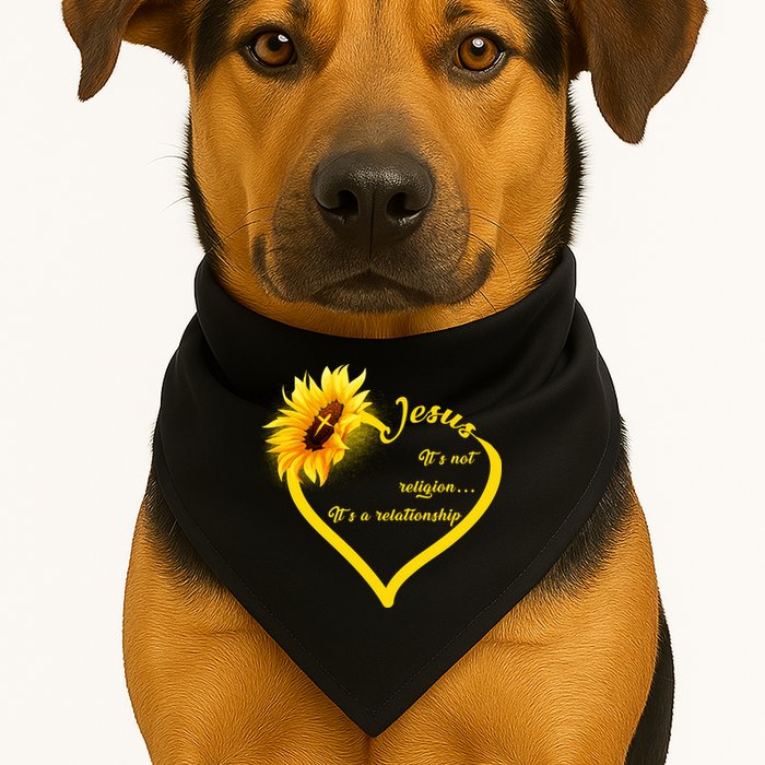 Jesus It's A Relationship USA-Made Doggie Bandana