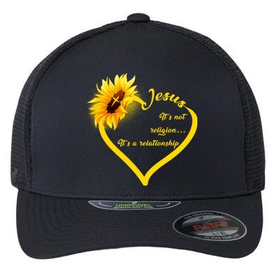 Jesus It's A Relationship Flexfit Unipanel Trucker Cap