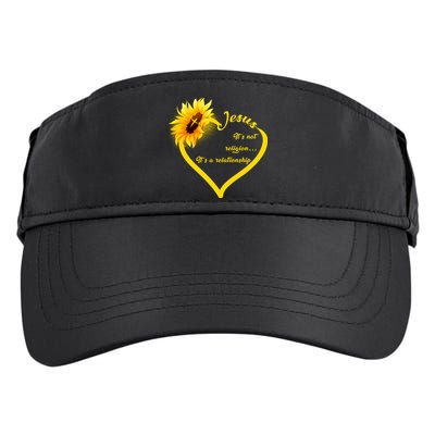 Jesus It's A Relationship Adult Drive Performance Visor