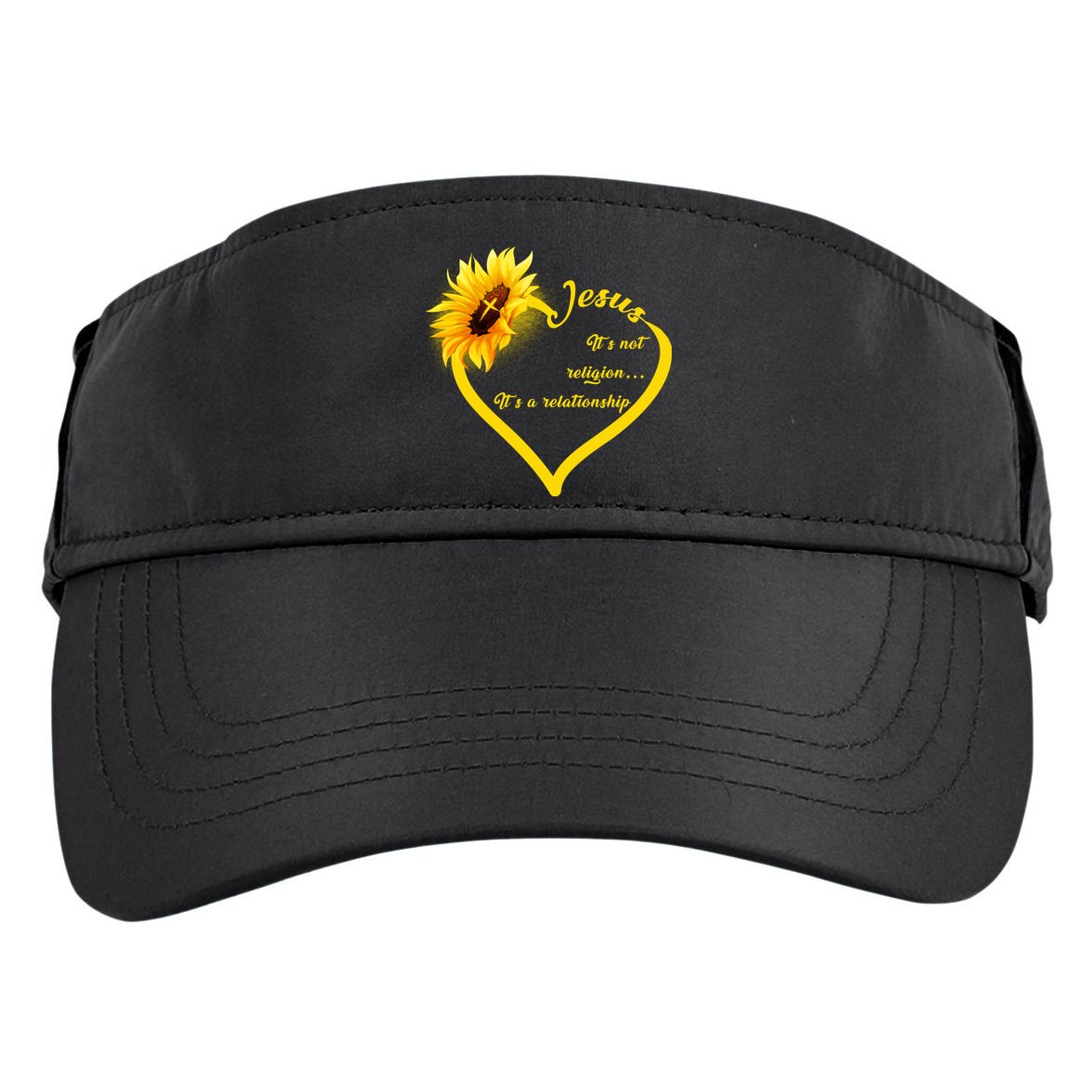 Jesus It's A Relationship Adult Drive Performance Visor