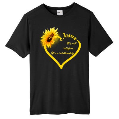 Jesus It's A Relationship Tall Fusion ChromaSoft Performance T-Shirt