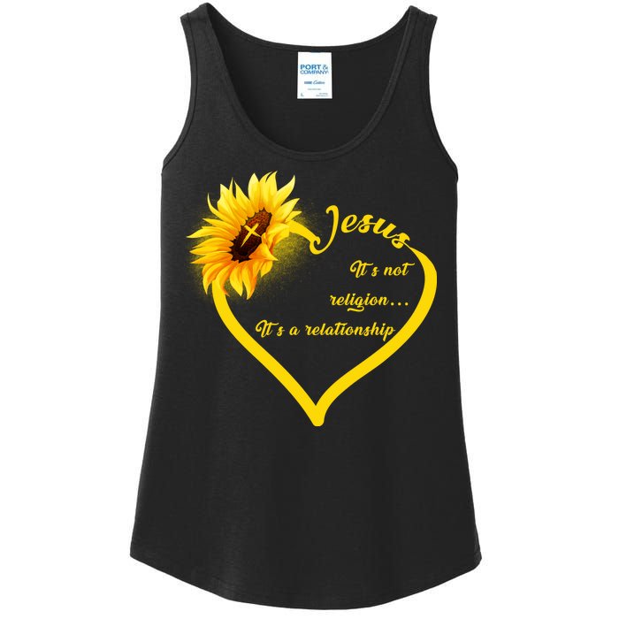 Jesus It's A Relationship Ladies Essential Tank