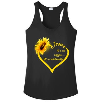 Jesus It's A Relationship Ladies PosiCharge Competitor Racerback Tank