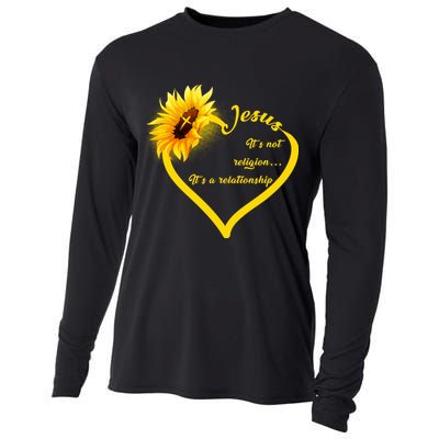 Jesus It's A Relationship Cooling Performance Long Sleeve Crew