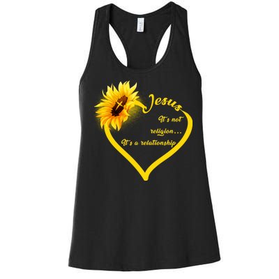 Jesus It's A Relationship Women's Racerback Tank