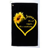 Jesus It's A Relationship Golf Towel