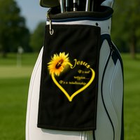 Jesus It's A Relationship Golf Towel