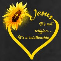 Jesus It's A Relationship Golf Towel