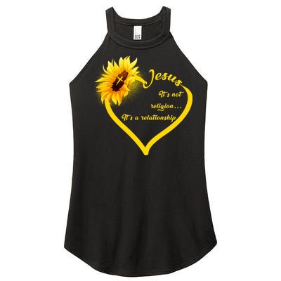 Jesus It's A Relationship Women's Perfect Tri Rocker Tank