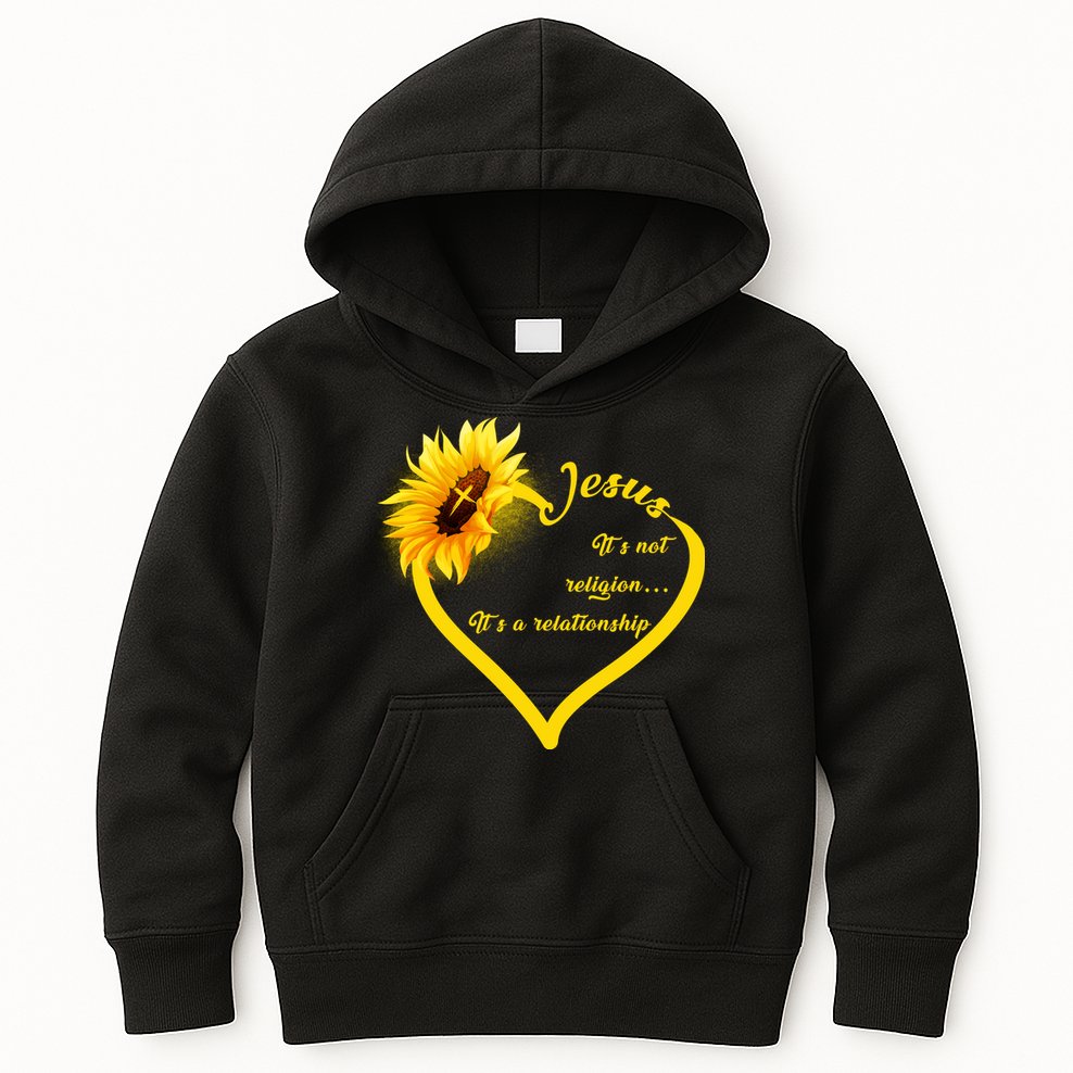 Jesus It's A Relationship Kids Hoodie