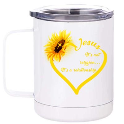 Jesus It's A Relationship 12 oz Stainless Steel Tumbler Cup