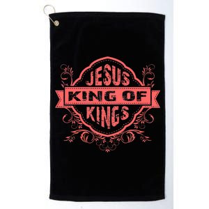 Jesus King of Kings Platinum Collection Golf Towel