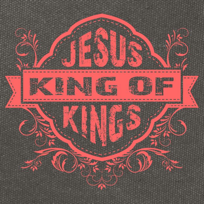 Jesus King of Kings Cotton Canvas Backpack