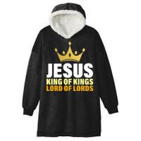 Jesus King Of Kings Lords Of Lords Hooded Wearable Blanket