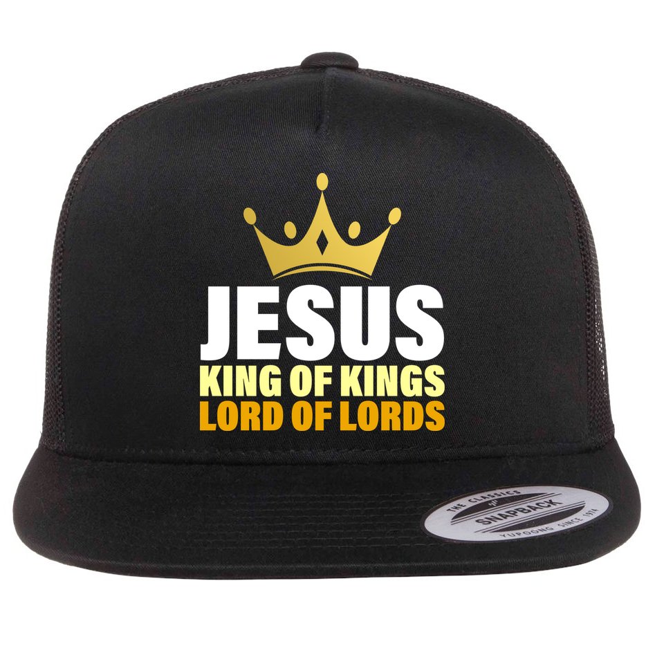 Jesus King Of Kings Lords Of Lords Flat Bill Trucker Hat