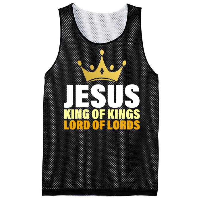 Jesus King Of Kings Lords Of Lords Mesh Reversible Basketball Jersey Tank