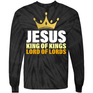 Jesus King Of Kings Lords Of Lords Tie-Dye Long Sleeve Shirt