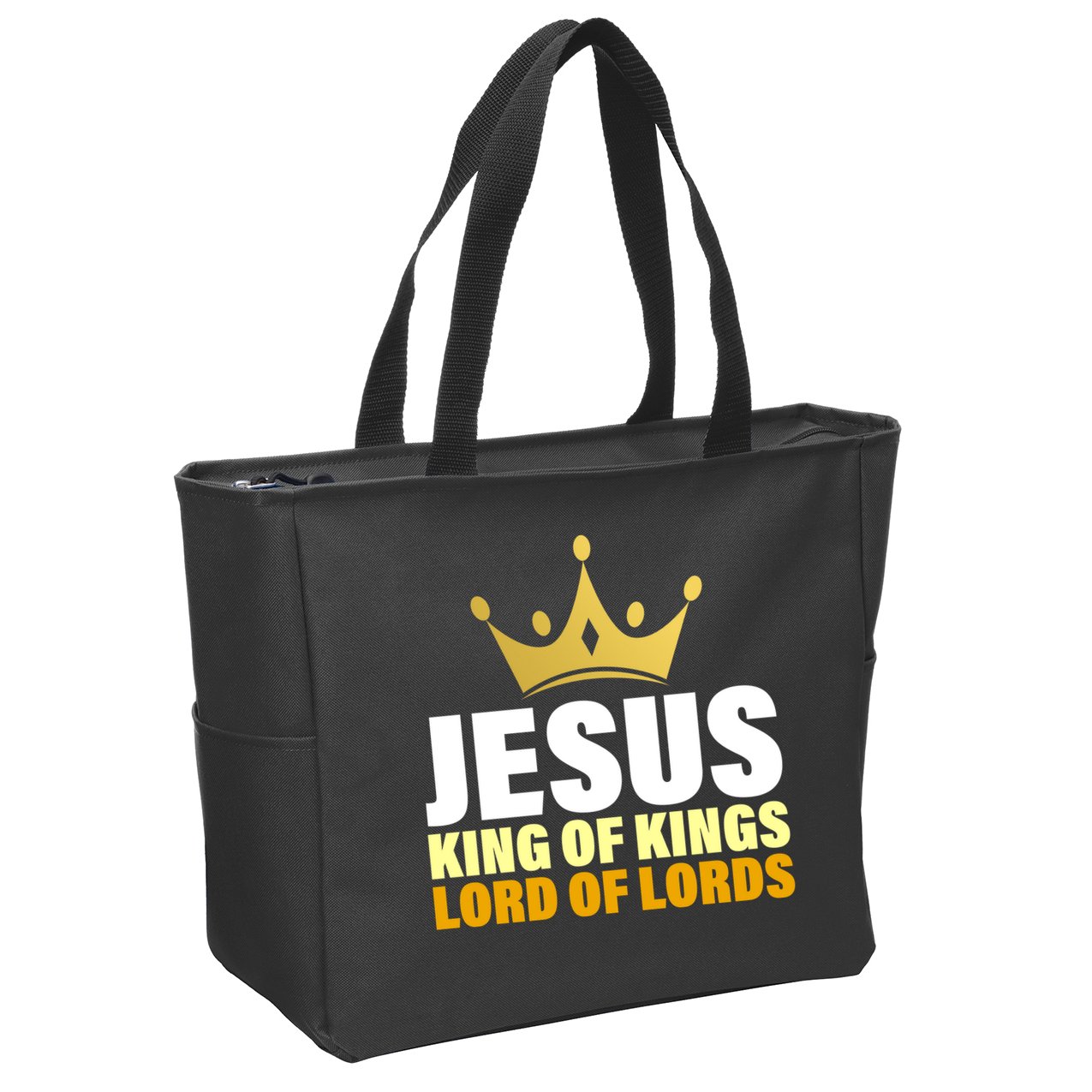 Jesus King Of Kings Lords Of Lords Zip Tote Bag