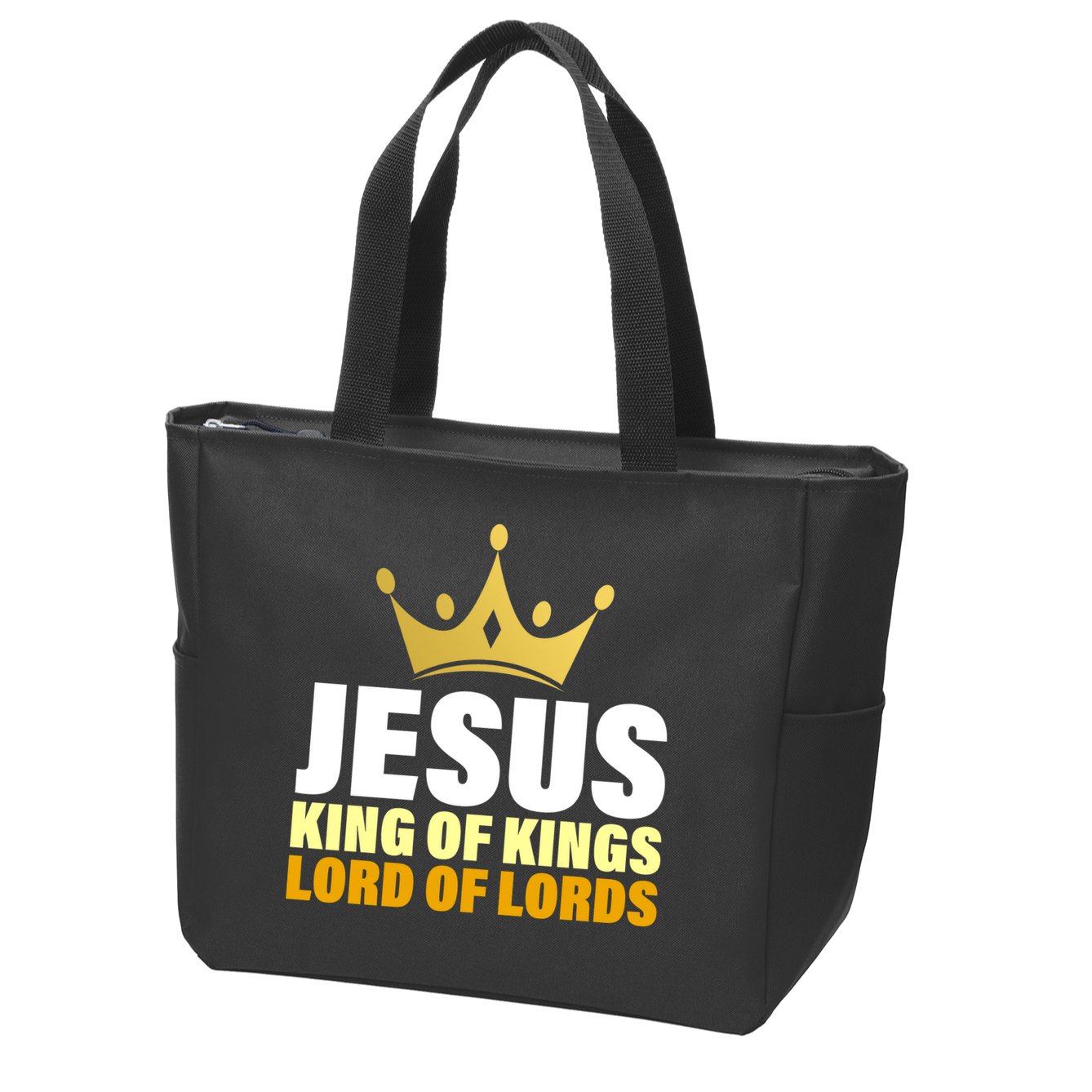 Jesus King Of Kings Lords Of Lords Zip Tote Bag