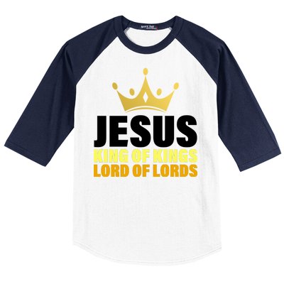 Jesus King Of Kings Lords Of Lords Baseball Sleeve Shirt