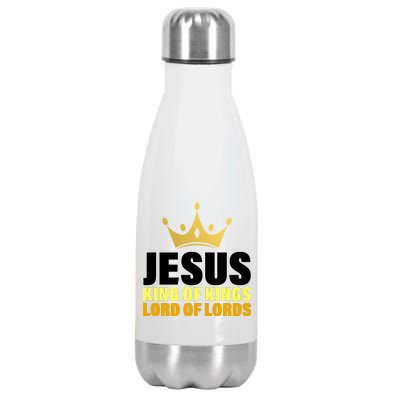 Jesus King Of Kings Lords Of Lords Stainless Steel Insulated Water Bottle