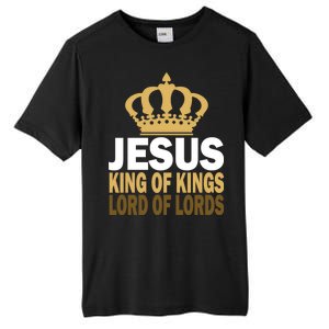 Jesus Lord Of Lords King Of Kings Tall Fusion ChromaSoft Performance T-Shirt