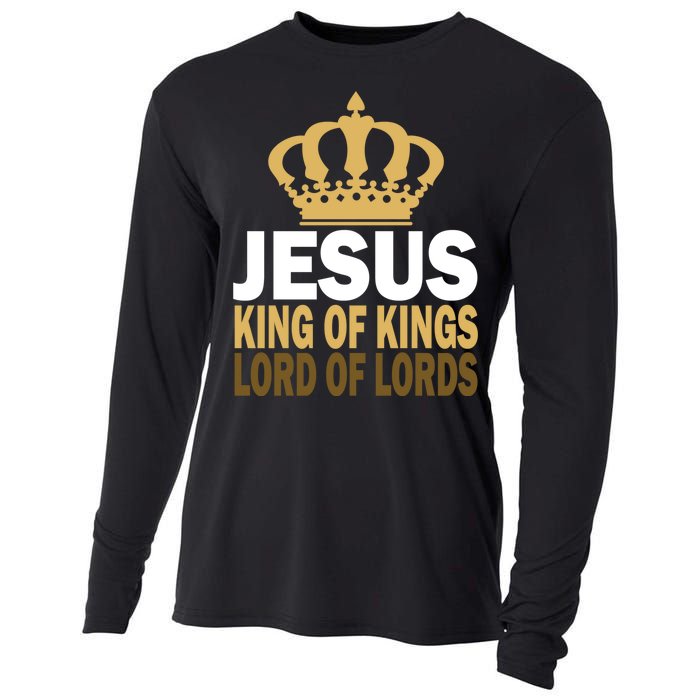 Jesus Lord Of Lords King Of Kings Cooling Performance Long Sleeve Crew