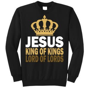 Jesus Lord Of Lords King Of Kings Tall Sweatshirt