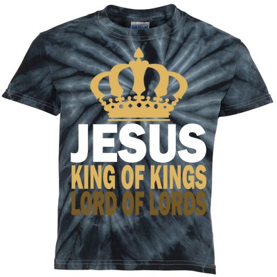 Jesus Lord Of Lords King Of Kings Kids Tie-Dye T-Shirt