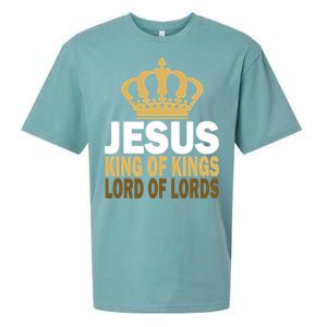 Jesus Lord Of Lords King Of Kings Sueded Cloud Jersey T-Shirt