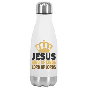 Jesus Lord Of Lords King Of Kings Stainless Steel Insulated Water Bottle