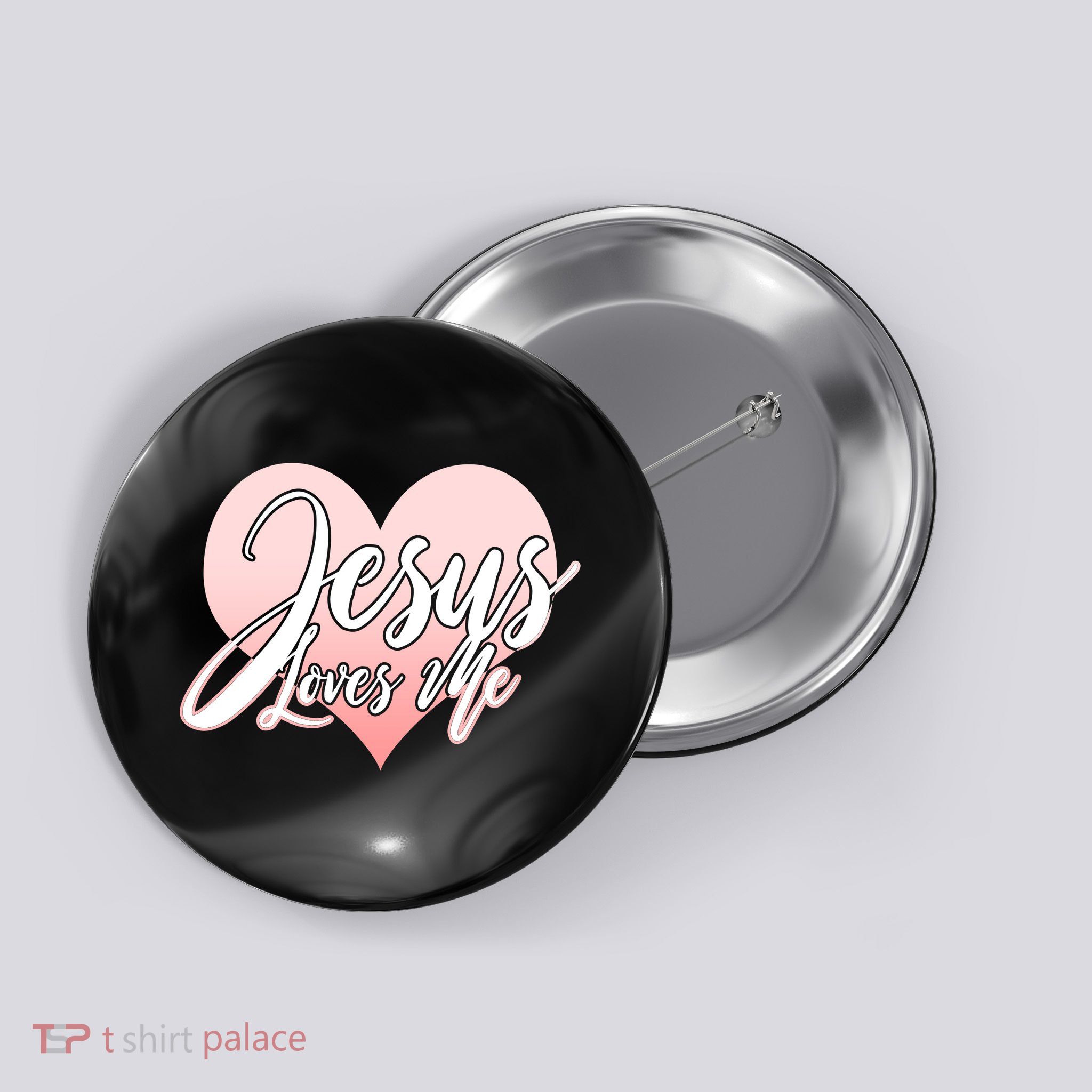 Jesus Love Me Button